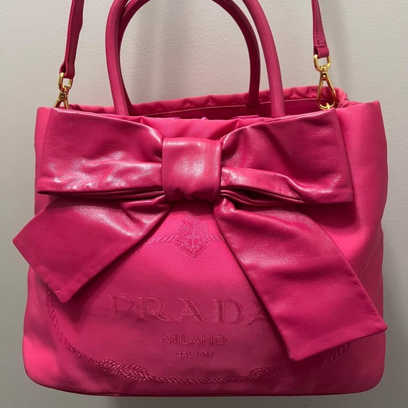 AUTHENTIC PRADA TWOWAY SLING BAG - Picture 1 of 16